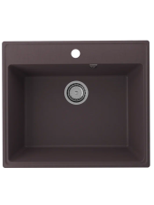 Мойка ULGRAN Quartz Forte 580-06, трюфель