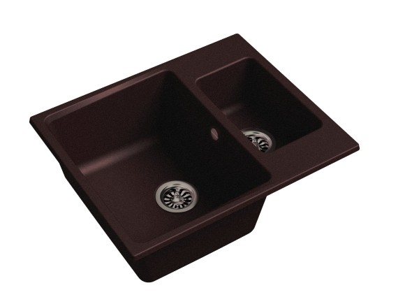 EWIGSTEIN Мойка GERD 60K  1,5-чаша 600*500мм шоколад арт.EW-