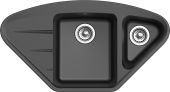 EWIGSTEIN Мойка WINK 80KF угловая 1,5-чаши+крыло 960*520мм антрацит арт.EW- EWIGSTEIN Мойка WINK 80KF угловая 1,5-чаши+крыло 960*520мм антрацит арт.EW-