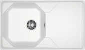 GRANFEST Мойка UNIQUE 840L  1-чаша+крыло 840*500мм иней арт.GF-