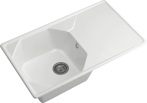 GRANFEST Мойка UNIQUE 840L 1-чаша+крыло 840*500мм иней арт.GF- GRANFEST Мойка UNIQUE 840L 1-чаша+крыло 840*500мм иней арт.GF-