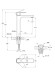 Смеситель для раковины высокий GEO однорычажный клик клак