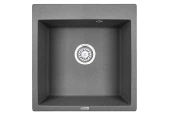 5102, ГРАФИТ (ЧЁРНО-СЕРЫЙ), кухонная мойка, кварц