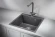 5102, ГРАФИТ (ЧЁРНО-СЕРЫЙ), кухонная мойка, кварц 5102, ГРАФИТ (ЧЁРНО-СЕРЫЙ), кухонная мойка, кварц