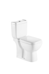 A2104 Унитаз-компакт, сиденье тонкое ДП, крепления, арматура, гориз. выпуск 