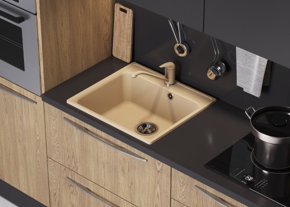 Кухонная мойка QUARTZBOND BOND-530 (Уголь) Кухонная мойка QUARTZBOND BOND-530 (Уголь)