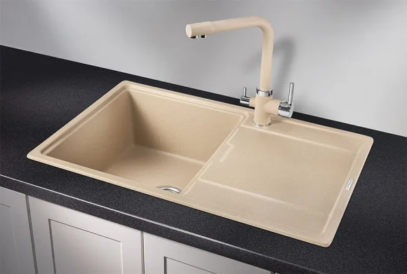 7804, ПЕСОК, кухонная мойка, кварц