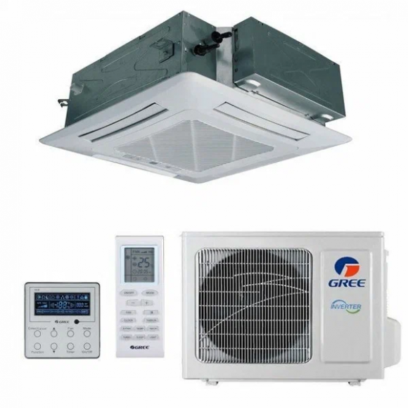 Сплит-система кассетного типа Gree GU100T/A1-K/GU100W/A1-M