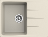 EWIGSTEIN Мойка GERD 45F  1-чаша+крыло  650*500мм бежевый арт.EW-