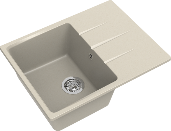EWIGSTEIN Мойка GERD 45F 1-чаша+крыло 650*500мм бежевый арт.EW- EWIGSTEIN Мойка GERD 45F 1-чаша+крыло 650*500мм бежевый арт.EW-