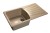 GRANFEST Мойка STANDART 850L  1-чаша+крыло 850*495мм песочный арт.GF-
