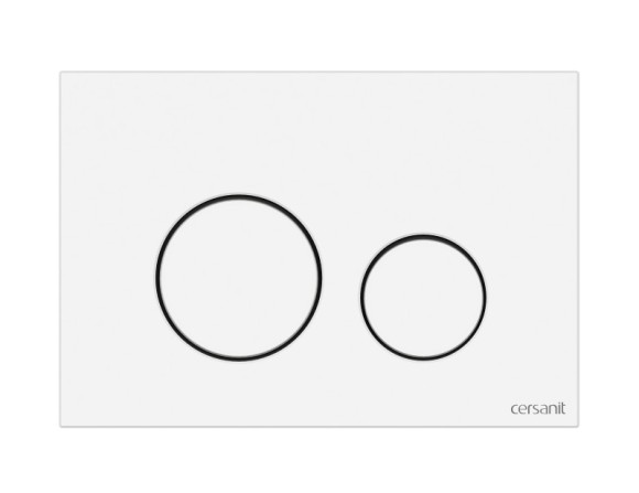 Кнопка TWINS для LINK PRO/VECTOR/LINK/HI-TEC пластик белый матовый с рамкой