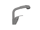 Смеситель кухонный POLYGRAN Высокая Лейка (серый №14)