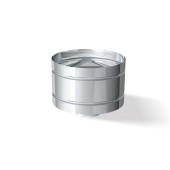 Зонт-К с ветрозащитой (нерж. сталь 0,5мм) Ф120