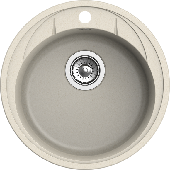 EWIGSTEIN Мойка ELEGANT R45 1-чаша D-484мм бежевый арт.EW-