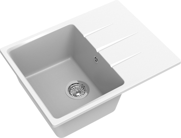 EWIGSTEIN Мойка GERD 45F  1-чаша+крыло  650*500мм иней арт.EW-