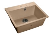 GRANFEST Мойка QUADRO 560 1-чаша 558*498мм топаз арт.GF-