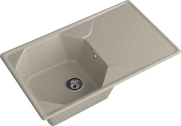 GRANFEST Мойка UNIQUE 840L  1-чаша+крыло 840*500мм топаз арт.GF-