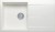 Кухонная мойка Polygran GALS-860 №36 Белый Хлопок