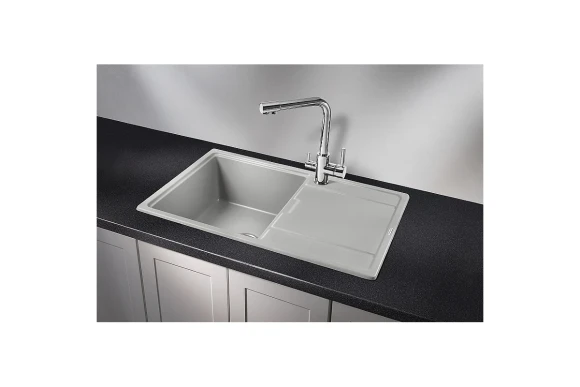 7804, СЛАНЕЦ, кухонная мойка, кварц