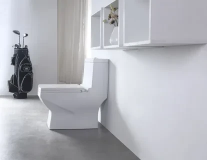 Унитаз-моноблок SM9006A, сиденье ДП, арматура (с гофрой и подводкой) 