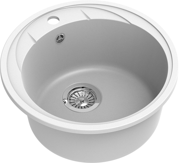 EWIGSTEIN Мойка ELEGANT R45 1-чаша D-484мм иней арт.EW-