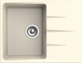 EWIGSTEIN Мойка GERD 45F  1-чаша+крыло  650*500мм крем арт.EW-