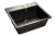 GRANFEST Мойка QUADRO 560 1-чаша 558*498мм черный арт.GF-