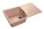 GRANFEST Мойка STANDART 850L  1-чаша+крыло 850*495мм светло-розовый арт.GF-