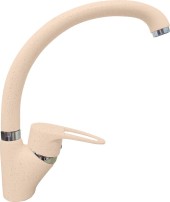 GRANFEST Смеситель для кухни боковой D-40мм бежевый арт.