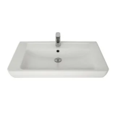 Q, 80 см, мебельный умывальник, керамический