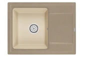 HI-65, ПЕСОК/БРЮТ,ГИБРИД  кухонная мойка , кварц