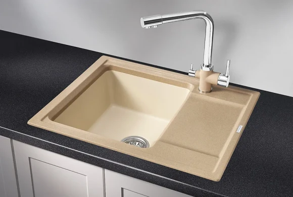 HI-65, ПЕСОК/БРЮТ,ГИБРИД кухонная мойка , кварц HI-65, ПЕСОК/БРЮТ,ГИБРИД кухонная мойка , кварц