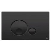 Панель механическая двойная OLI Globe, пластик, черный Soft touch Панель механическая двойная OLI Globe, пластик, черный Soft touch
