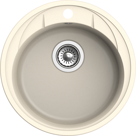 EWIGSTEIN Мойка ELEGANT R45 1-чаша D-484мм крем арт.EW-