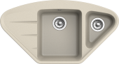 EWIGSTEIN Мойка WINK 80KF угловая 1,5-чаши+крыло 960*520мм темно-бежевый арт.EW- EWIGSTEIN Мойка WINK 80KF угловая 1,5-чаши+крыло 960*520мм темно-бежевый арт.EW-