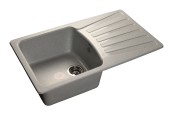 GRANFEST Мойка STANDART 850L  1-чаша+крыло 850*495мм серый арт.GF-