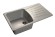 GRANFEST Мойка STANDART 850L  1-чаша+крыло 850*495мм серый арт.GF-