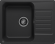Кухонная мойка QUARTZBOND BOND-600 (Уголь) Кухонная мойка QUARTZBOND BOND-600 (Уголь)