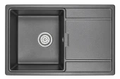 7804, ЧЁРНЫЙ, кухонная мойка, кварц