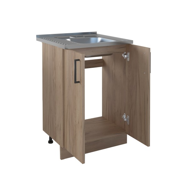 600 Стол под мойку - Дуб Бунратти (мойки 60*50, 60*60) 600 Стол под мойку - Дуб Бунратти (мойки 60*50, 60*60)