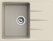 EWIGSTEIN Мойка GERD 45F  1-чаша+крыло  650*500мм темно-бежевый арт.EW-