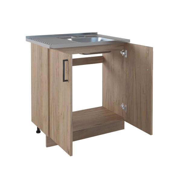 800 Стол под мойку - Дуб Бунратти (мойки 50*80, 60*80)