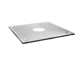 Ферум Экран защитный 500*500(зерк. нерж.) с отверстием 115