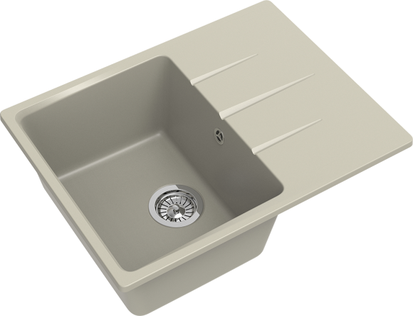 EWIGSTEIN Мойка GERD 45F  1-чаша+крыло  650*500мм топаз арт.EW-