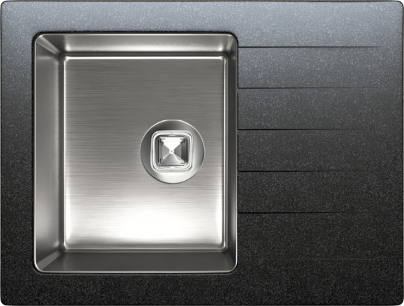 Кухонная мойка TOLERO Twist TTS-660 (№911 (Черн))