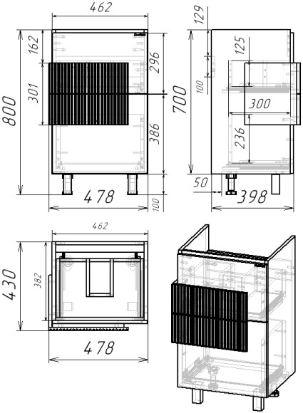 50 Тумба "Fortuna 50" (ум. Como-50/Фостер 500) 50 Тумба "Fortuna 50" (ум. Como-50/Фостер 500)