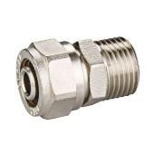 Муфта компрессионная с наружной резьбой 20х3/4" Comtek  Муфта компрессионная с наружной резьбой 20х3/4" Comtek