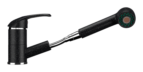 Смеситель Ulgran U-002-308, черный