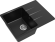 EWIGSTEIN Мойка GERD 45F  1-чаша+крыло  650*500мм черный арт.EW-